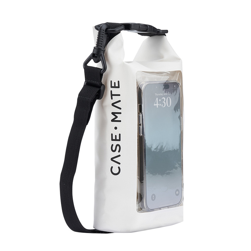 Case-Mate Waterproof Phone Dry Bag - Wodoodporna torebka z kieszenią na telefon do 7” (Sand Dollar)