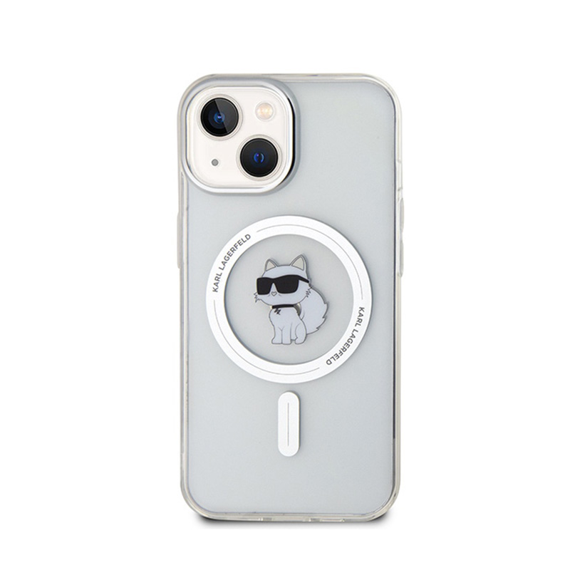 Karl Lagerfeld IML Choupette MagSafe - Etui iPhone 14 / 15 / 13 (przezroczysty)