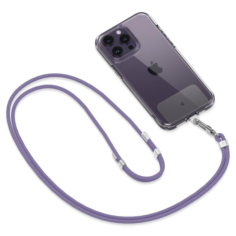 Spigen Universal Strap Set Crossbody & Wrist - Pasek do telefonu na ramię + na nadgarstek (Deep Purple)