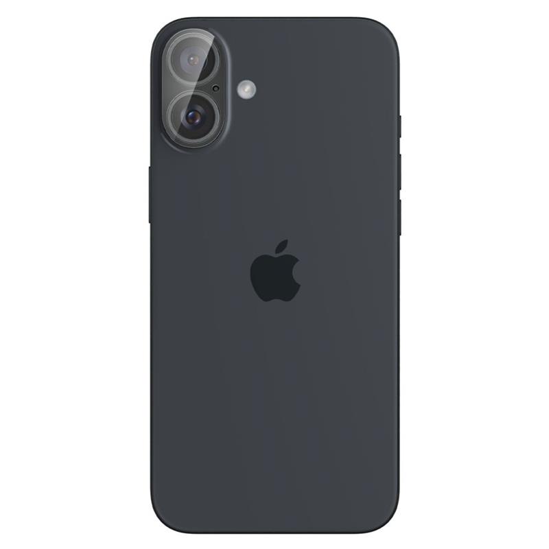 Spigen Optik GLAS.TR Camera Protector 2-Pack - Szkło ochronne na obiektyw do iPhone 16 / 16 Plus (2 szt) (Przezroczysty)