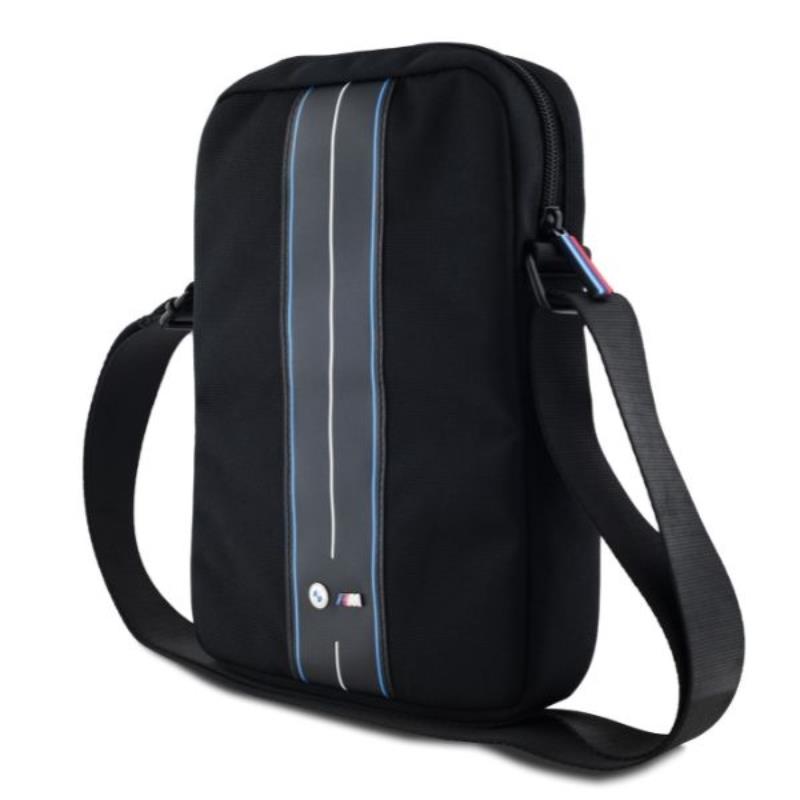 BMW Nylon Blue Stripe - Torba na tablet 8" (czarny)