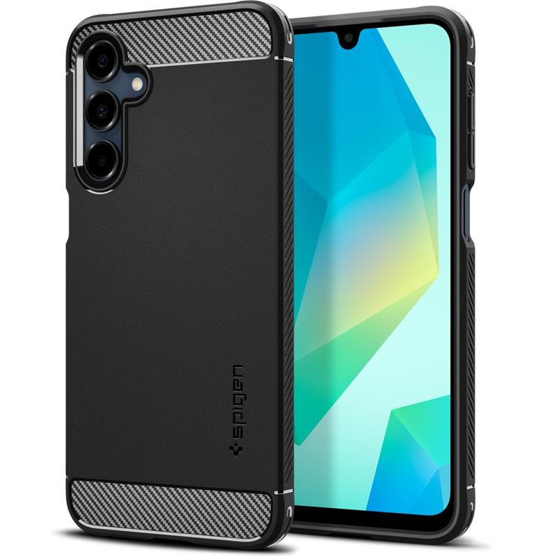 Spigen Rugged Armor - Etui do Samsung Galaxy A16 4G/5G (Matte Black)