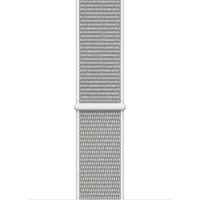 Crong Nylon - Pasek sportowy do Apple Watch 38/40/41/42 mm (Silver Grey)