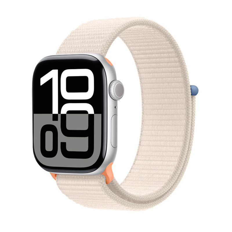 Crong Nylon - Pasek sportowy do Apple Watch 38/40/41/42 mm (Starlight)