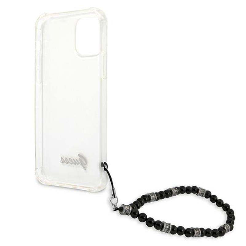 Guess Black Pearl Strap - Etui iPhone 12 Pro Max (przezroczysty)