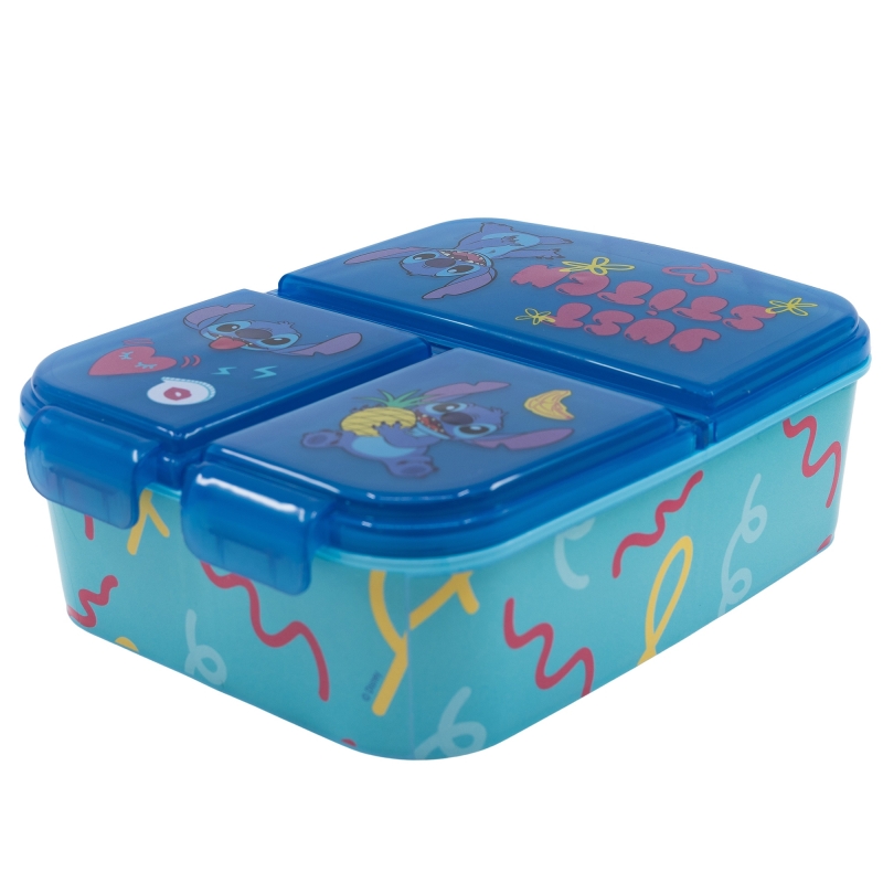 Disney Stitch - Śniadaniówka / Lunchbox z przegródkami z kolekcji Palms