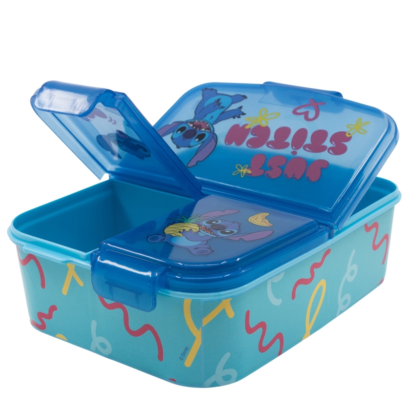 Disney Stitch - Śniadaniówka / Lunchbox z przegródkami z kolekcji Palms