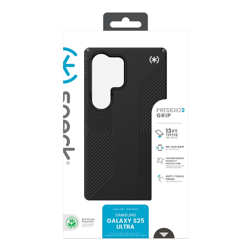 Speck Presidio2 Grip - Etui Samsung Galaxy S25 Ultra (Black/Slate Grey/White)