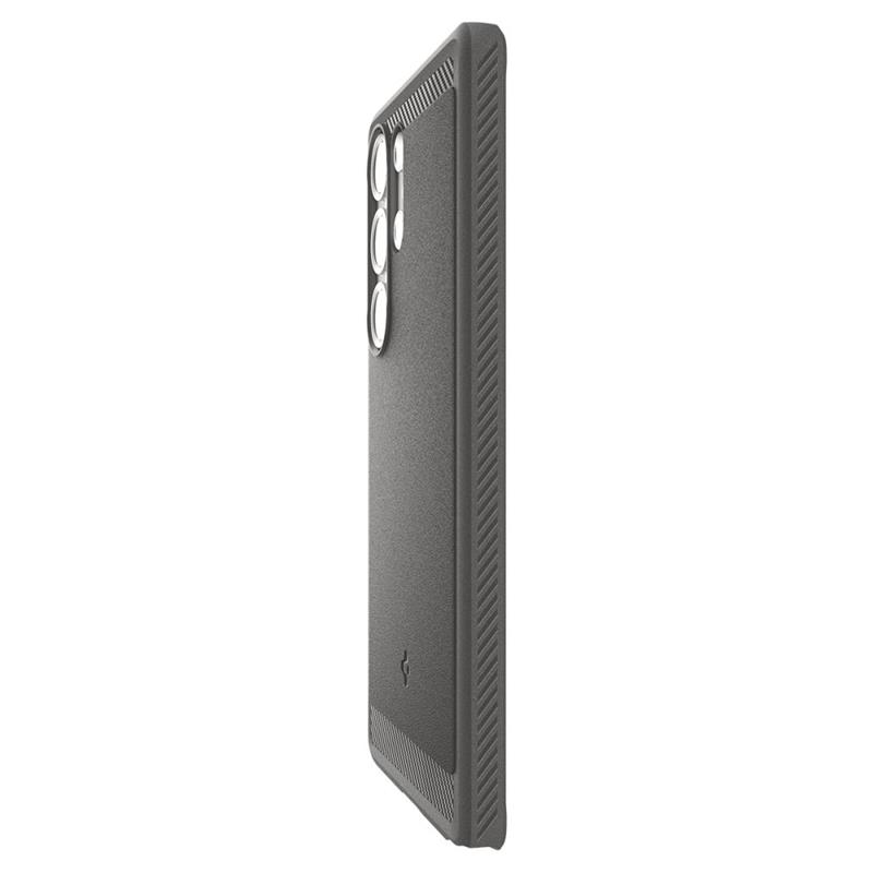 Spigen Rugged Armor Mag MagSafe - Etui do Samsung Galaxy S25 Ultra (Marble Grey)