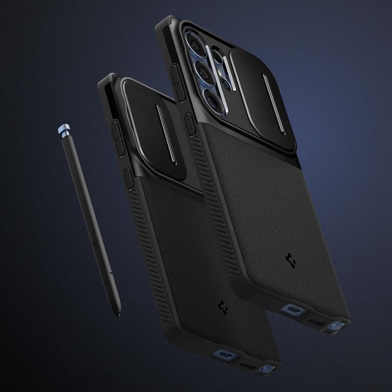 Spigen Optik Armor - Etui do Samsung Galaxy S25 Ultra (Czarny)