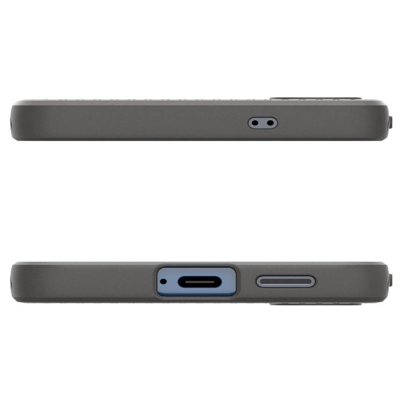 Spigen Liquid Air - Etui do Samsung Galaxy S25+ (Marble Grey)