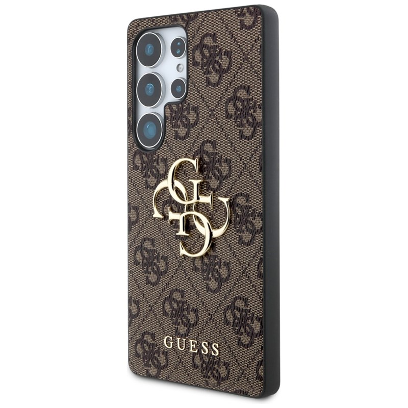 Guess Big 4G Logo Classic Logo - Etui do Samsung Galaxy S25 Ultra (brązowy)