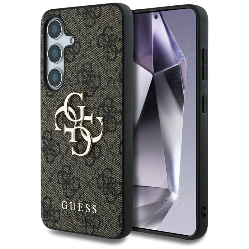 Guess Big 4G Logo Classic Logo - Etui do Samsung Galaxy S25 (brązowy)