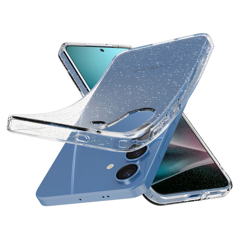 Spigen Liquid Crystal Glitter - Etui do Samsung Galaxy S25+ (Przezroczysty)