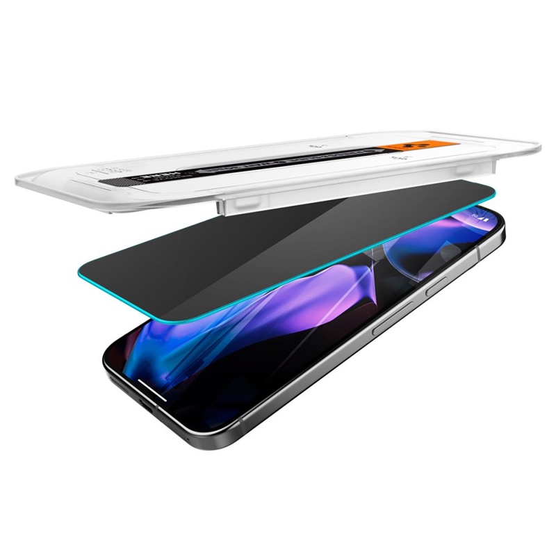 Spigen GLAS.TR EZ FIT Privacy 2-Pack - Szkło hartowane z filtrem prywatyzującym do Google Pixel 9 Pro XL 2 szt