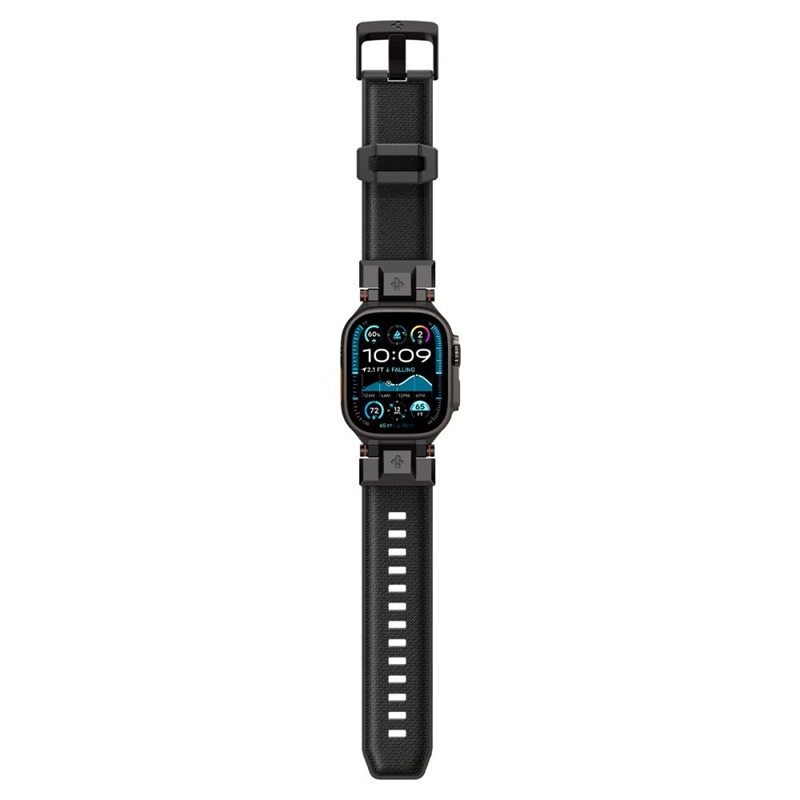 Spigen DuraPro Armor - Pasek do Apple Watch 44/45/46/49 mm (Black Edition)