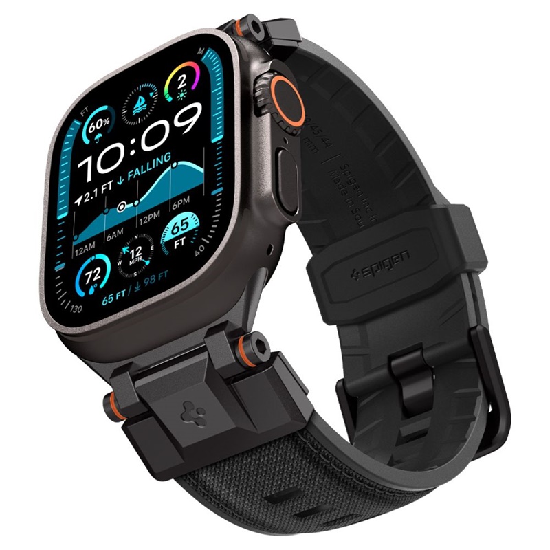 Spigen DuraPro Armor - Pasek do Apple Watch 44/45/46/49 mm (Black Edition)