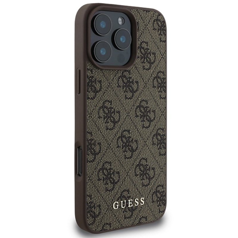 Guess 4G Classic - Etui iPhone 16 Pro Max (brązowy)