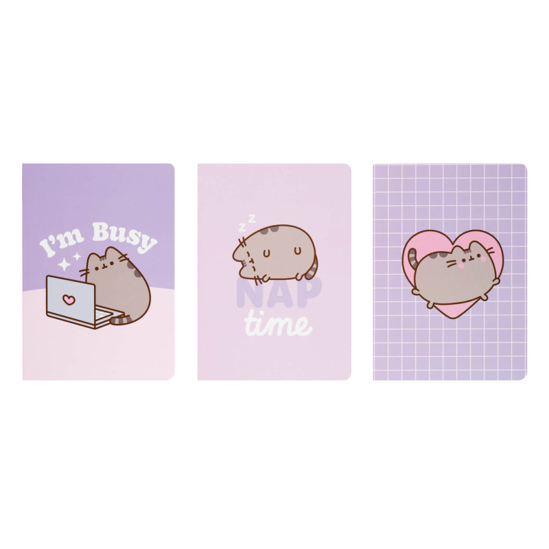 Pusheen - Zestaw zeszytów A6 z kolekcji Moments 3 szt.