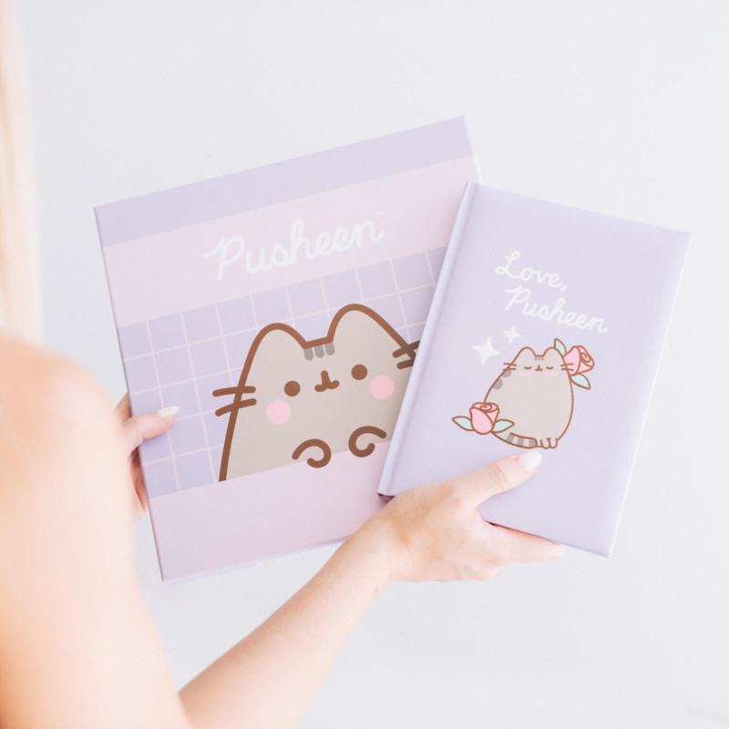 Pusheen - Zestaw notatnik A5 + długopis z kolekcji Moments