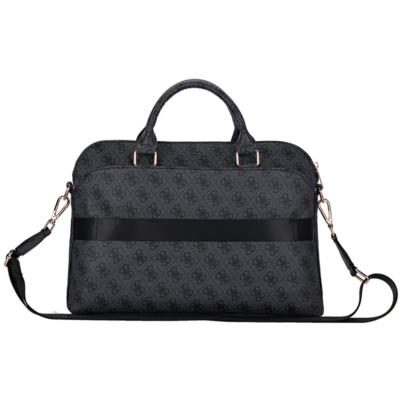 Guess 4G Zipper Pocket Triangle Logo - Torba na notebooka 15" (czarny)