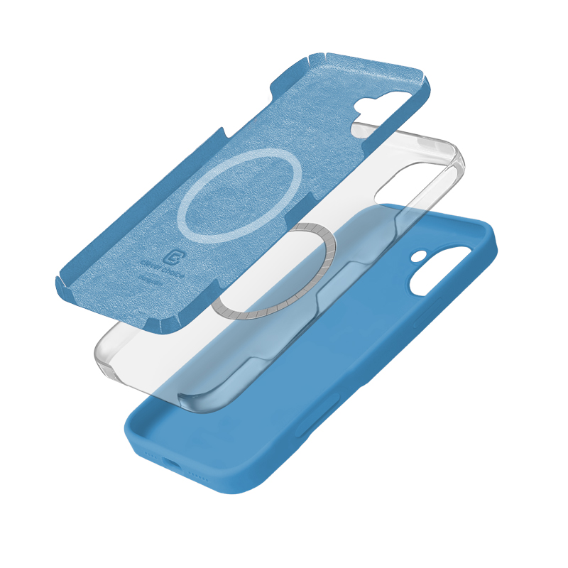 Crong Color Cover Magnetic - Etui iPhone 16 MagSafe (niebieski)