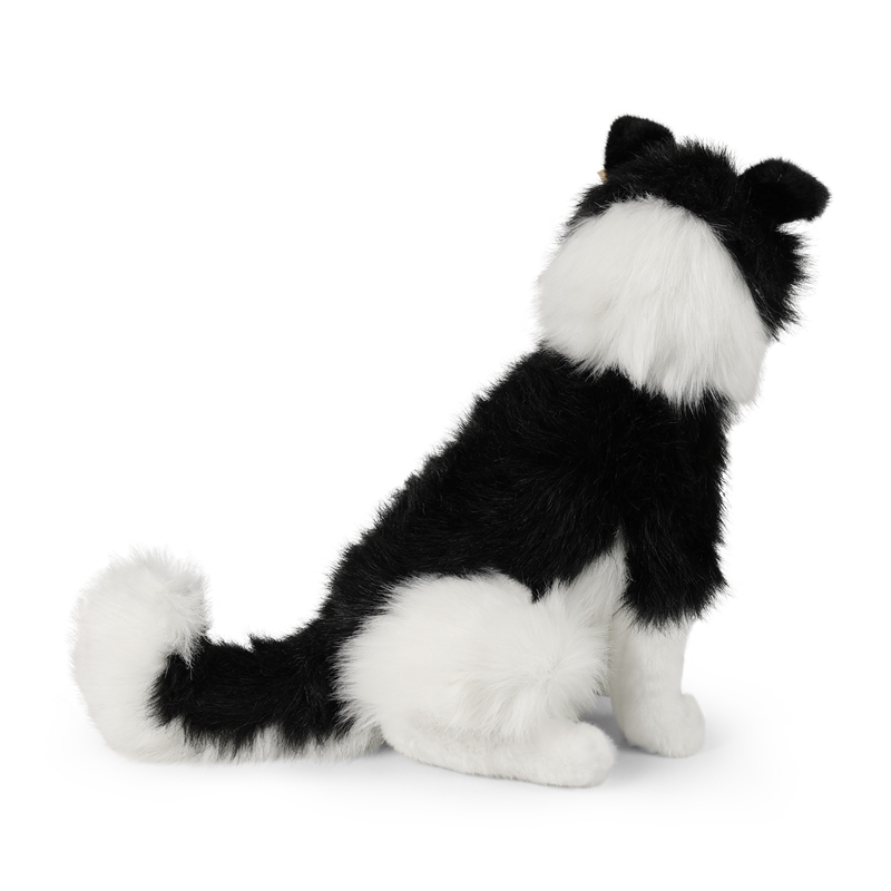 Rappa - Pluszowa realistyczna maskotka Pies Border Collie siedzący 40 cm Eco-Friendly