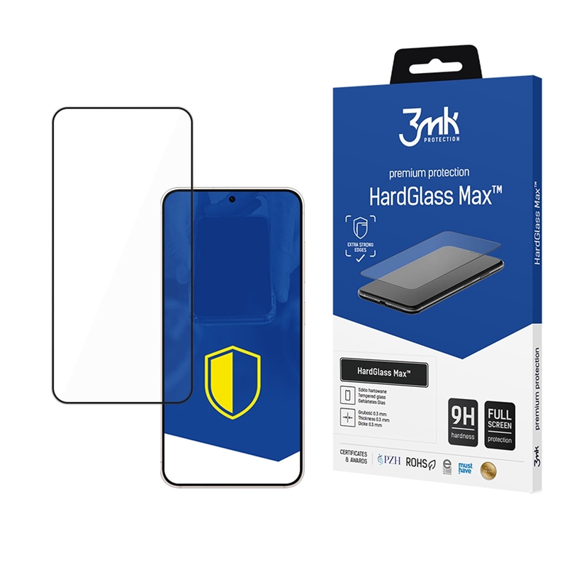 3mk HardGlass Max - Szkło hartowane do Samsung Galaxy S25 Edge
