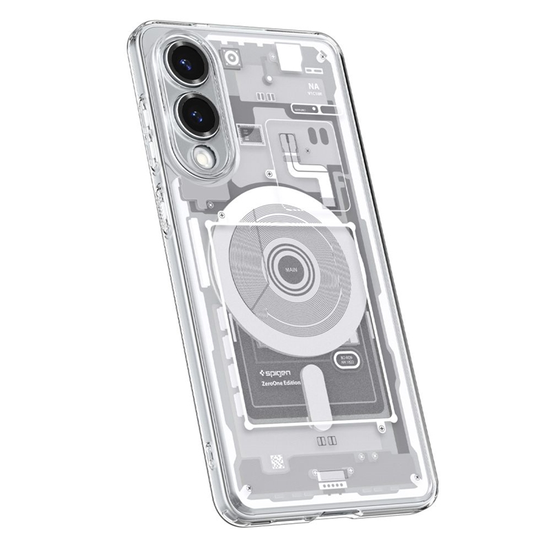 Spigen Ultra Hybrid Mag MagSafe - Etui do Samsung Galaxy S25 Edge (Zero One White)
