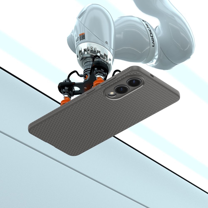 Spigen Liquid Air - Etui do Samsung Galaxy S25 Edge (Marble Grey)