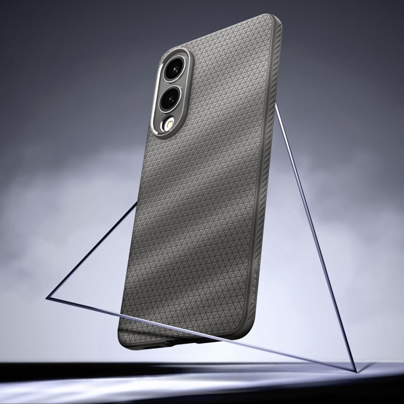 Spigen Liquid Air - Etui do Samsung Galaxy S25 Edge (Marble Grey)