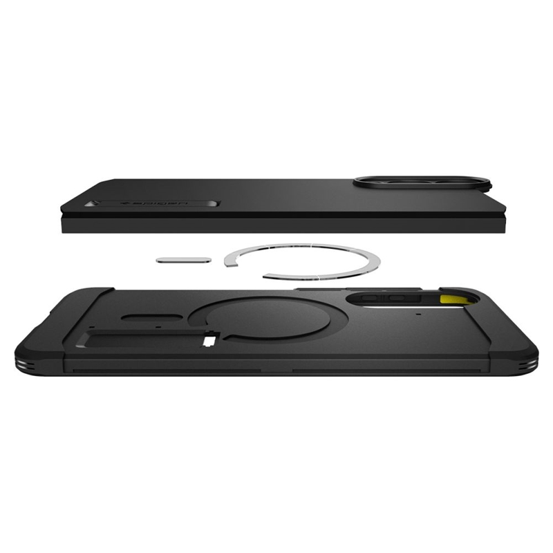 Spigen Tough Armor MagSafe - Etui do Samsung Galaxy S25 Edge (Black)