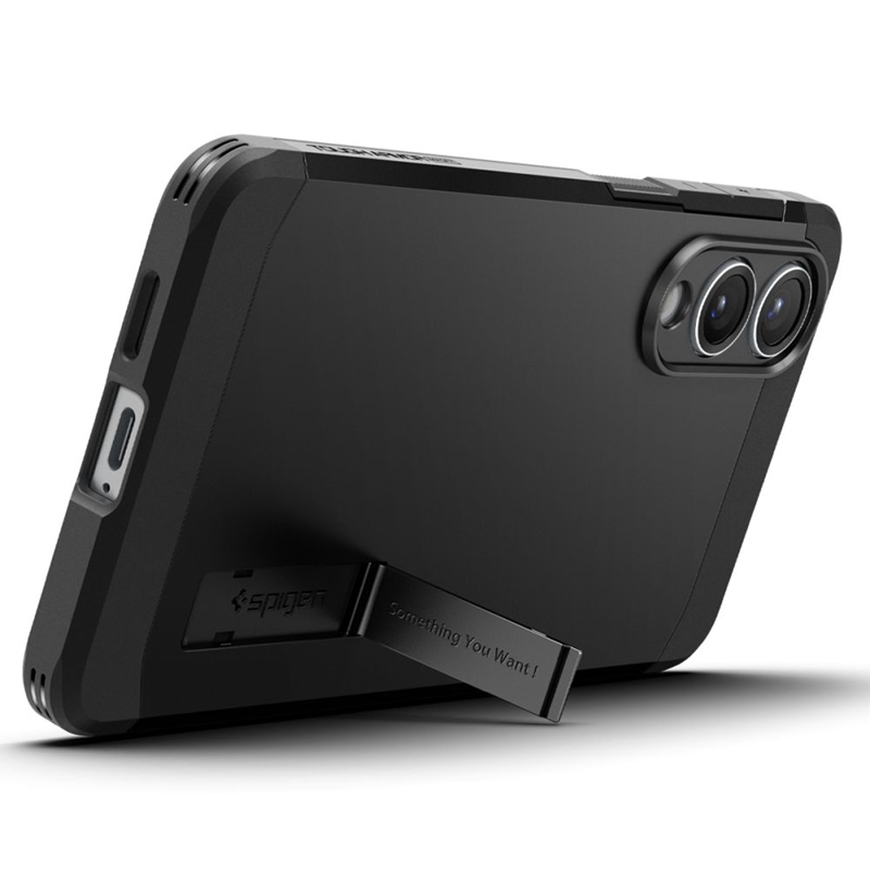 Spigen Tough Armor MagSafe - Etui do Samsung Galaxy S25 Edge (Black)