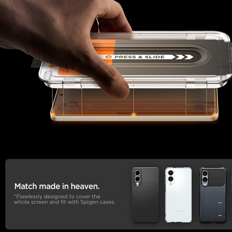 Spigen GLAS.TR EZ Fit Pro - Szkło hartowane do Samsung Galaxy S25 Edge
