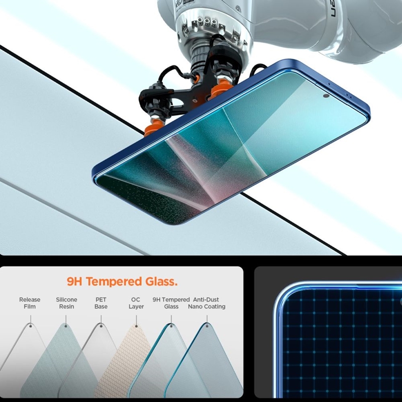 Spigen GLAS.TR EZ Fit Pro - Szkło hartowane do Samsung Galaxy S25 Edge
