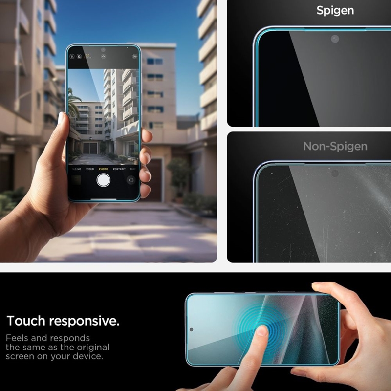 Spigen GLAS.TR EZ Fit Pro - Szkło hartowane do Samsung Galaxy S25 Edge