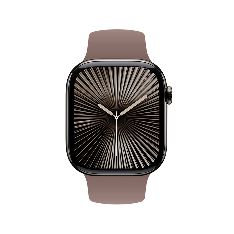 Crong Liquid - Pasek do Apple Watch 44/45/46/49 mm (brązowy)