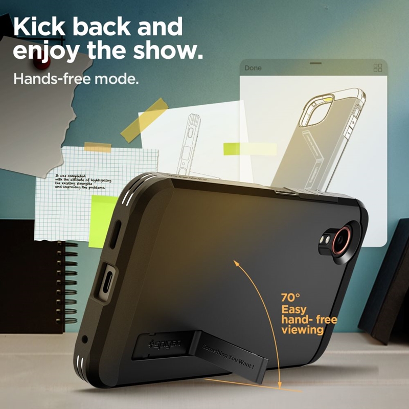 Spigen Tough Armor - Etui do Samsung Galaxy XCover 7 Pro (Black)