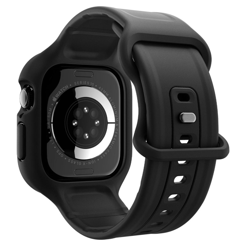 Spigen Vault Pro - Pasek z obudową do Apple Watch 10 42 mm (Matte Black)