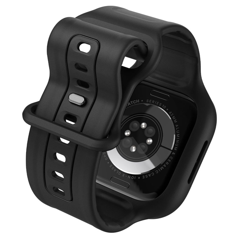 Spigen Vault Pro - Pasek z obudową do Apple Watch 10 42 mm (Matte Black)