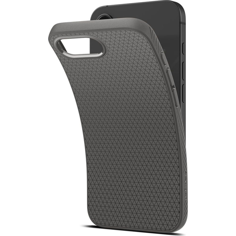 Spigen Liquid Air - Etui do iPhone 16e (Marble Gray)