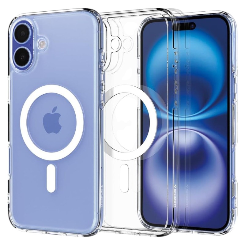 Spigen Ultra Hybrid Mag MagSafe - Etui do iPhone 16 (Biały)
