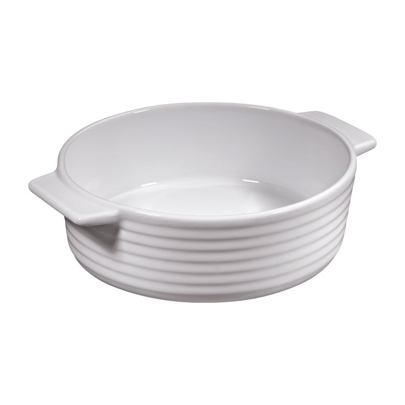 Küchenprofi Burgund - Brytfanna porcelanowa / naczynie do zapiekania okrągłe, średnica 16 cm 0,7 l