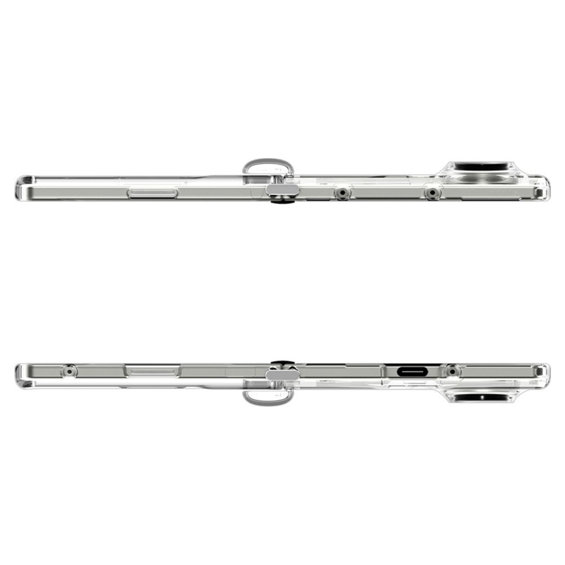 Spigen Ultra Hybrid Pro Mag MagSafe - Etui do Samsung Galaxy Z Fold 7 (Clear/White)
