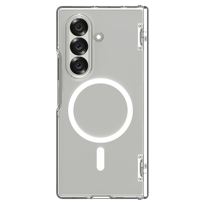 Spigen Ultra Hybrid Pro Mag MagSafe - Etui do Samsung Galaxy Z Fold 7 (Clear/White)