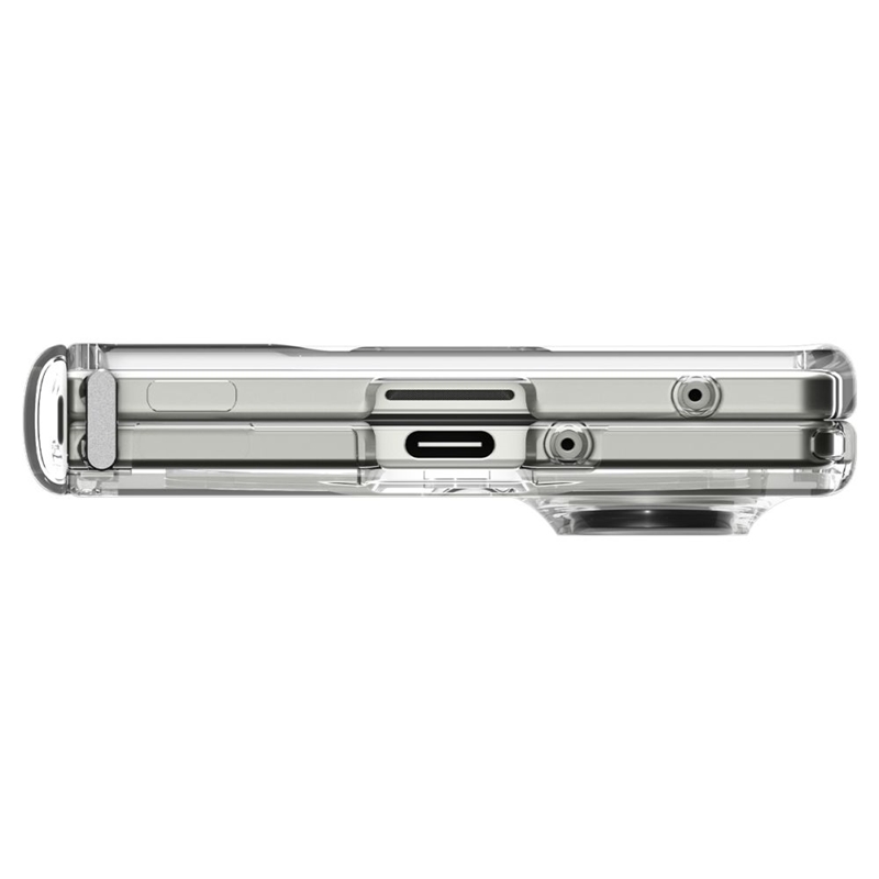 Spigen Ultra Hybrid Pro Mag MagSafe - Etui do Samsung Galaxy Z Fold 7 (Clear/White)