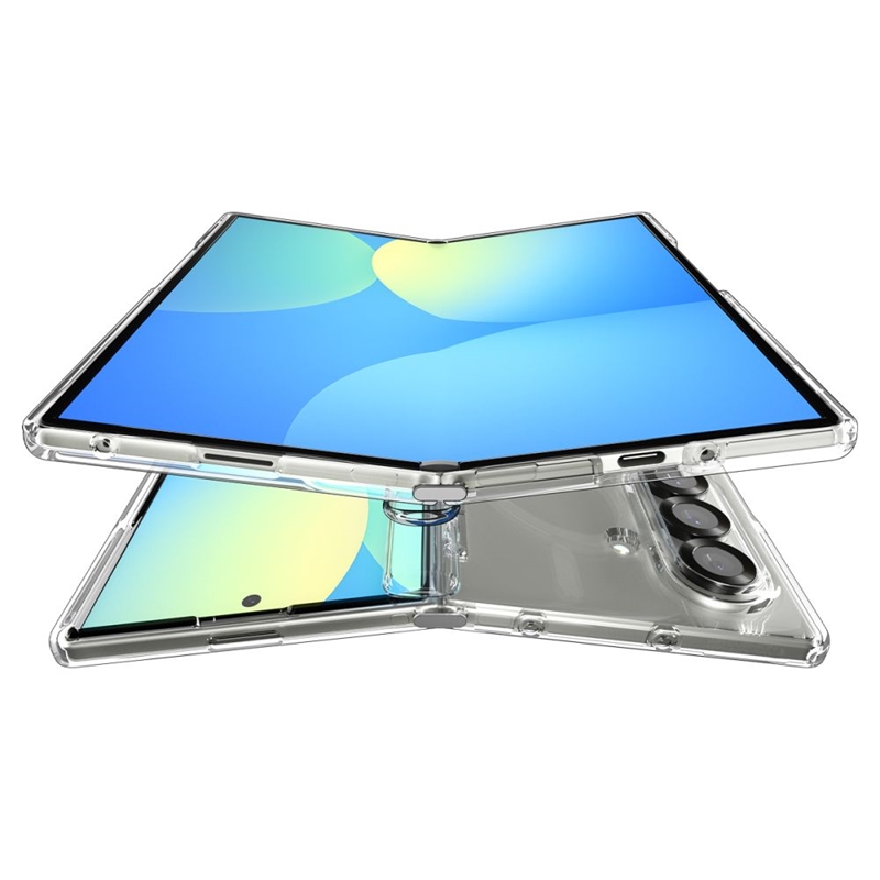 Spigen Ultra Hybrid Pro Mag MagSafe - Etui do Samsung Galaxy Z Fold 7 (Clear/White)
