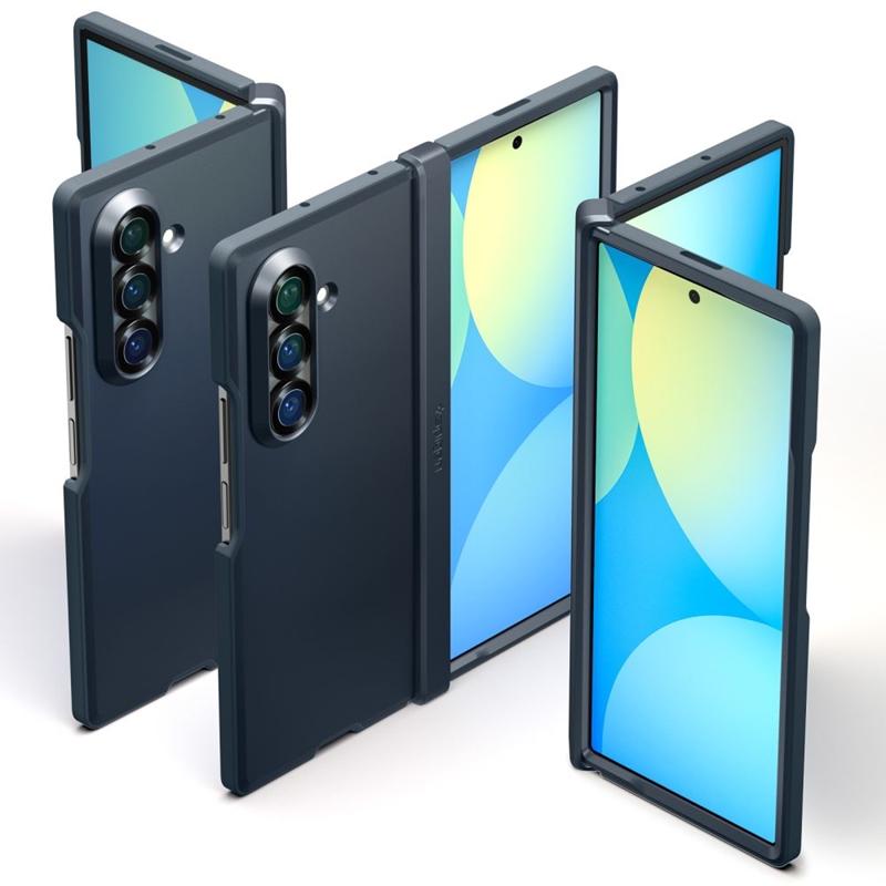 Spigen Tough Armor Pro Mag MagSafe - Etui do Samsung Galaxy Z Fold 7 (Metal Slate)