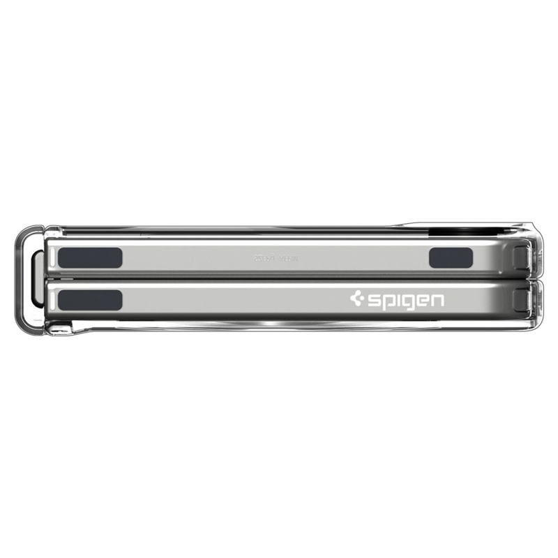 Spigen Ultra Hybrid Pro Mag MagSafe - Etui do Samsung Galaxy Z Flip 7 (Clear/White)