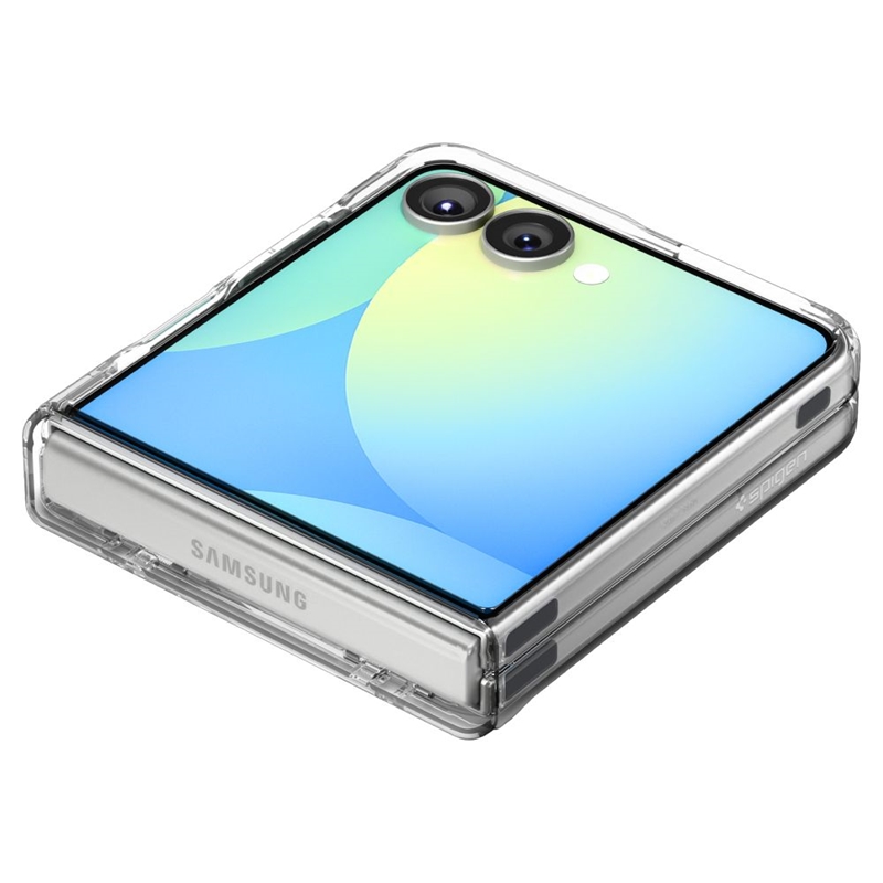 Spigen Ultra Hybrid Pro Mag MagSafe - Etui do Samsung Galaxy Z Flip 7 (Clear/White)